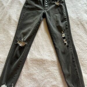 KanCan Black Skinny Distressed Jeans